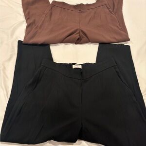 Babaton Women's Black and Brown Trousers